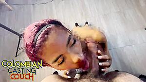 Skinny Latina Slut Stretched