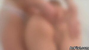 lesbian beauties explore deep fisting and gaping antics