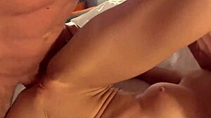 Teen Enjoys Hotel Room Relaxation