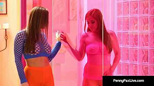 Penny Pax Sucks and Fingers Pussy