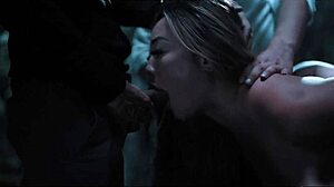 Hey, wanna see a busty chick frozen in time getting drilled by three guys in the forest?