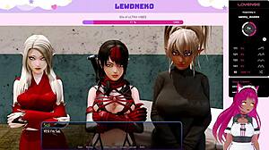 lewdneko plays harem hotel part 24 with cute maid and big tits.