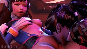 best of d va with double penetration in ass scenes