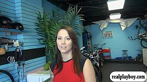 Tattooed Babe Flashes Tits And Fucks