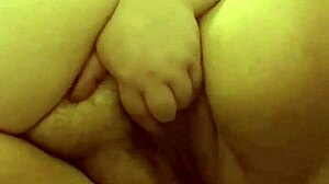 Sexy Older Mexican SSBBW Masturbates in Close-Up, Her Fat Body on Display