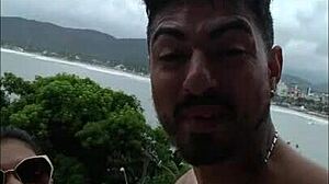 did you see us fucking on the balcony?