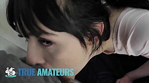 i fucked that dark haired pale babe deepthroat dick hard - trueamateur