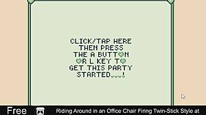 riding office chair game fun