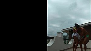 did you see us fucking on the balcony?