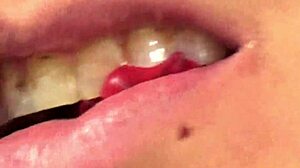 Fifi Foxx Performs Mouth Vore Close-Up with Gummy Bears
