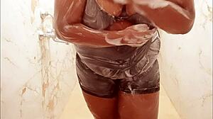 Bhutan milf flaunts boobs on webcam