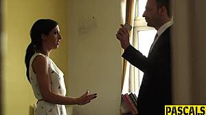 Amateur Deepthroat Skills on Display with Bound Submission