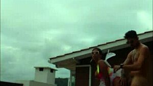 did you see us fucking on the balcony?