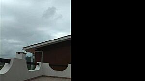 did you see us fucking on the balcony?