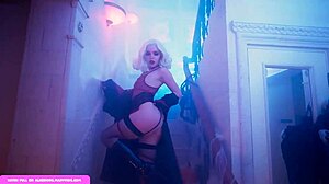 Hardcore orgy with four sexy witches and one big dick alicebong