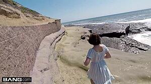 Aria Sky, just 18, ready to bang in public group fun! 🔥