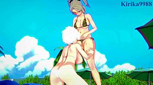 Watch Imu and Miyabi in intense lesbian play and futanari sex? It's hot!