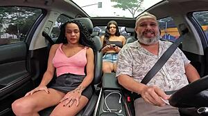 luna brunette mulata 19 year old gets intense licking on street