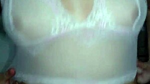 beautiful bbw shows off big hairy pussy with tampons