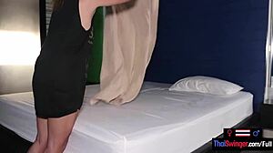 i gave a rimjob to the amateur thai massage girl and then fucked her