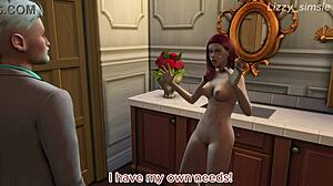 Sokerivauva saa ison kyrvän jouluksi sims 4 3d animaatiossa