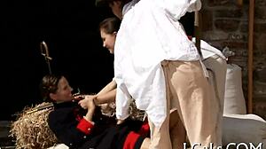 Two Girls Intensely Play with Sex Toy