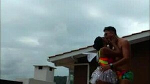 did you see us fucking on the balcony?