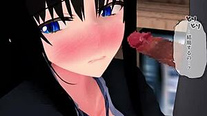 Netorare Akiba Blowjob Creampie Scene