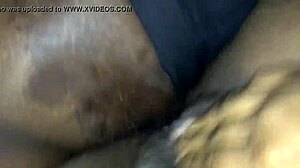 i'm fucking my ebony partner hard, making her squirt all over the place