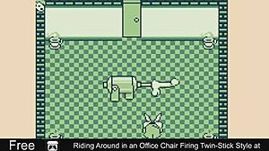 riding office chair game fun