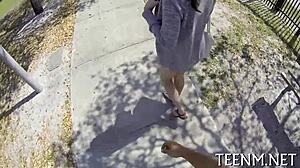 Scarlett Sawyer gets her mouth filled with cum after rough fucking