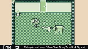 riding office chair game fun