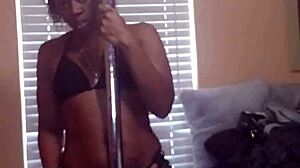 Naejae Twerks Her Ass And Grinds Pussy On Pole