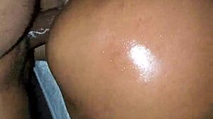 ebony milf fucks thick young bitch hard on bed