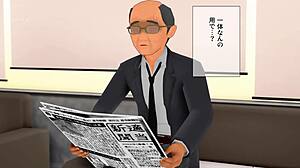 Netorare Akiba Blowjob Creampie Scene