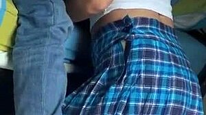 Hot School Babe Sucks Dick After Class