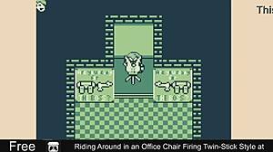 riding office chair game fun