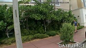 Wild jock riding in car