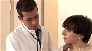 gay doctor drills patient hard