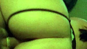 Girlfriend rides monster cock with condom, cumming in pussy