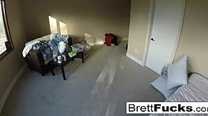 busty brett rossi teases nude