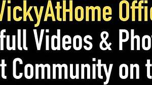 Cougar Vicky Vette Strips Naked And Masturbates With A Hand Shower