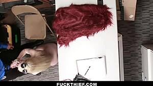 rich teen caught shoplifting gets punished!