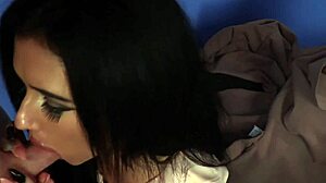 femdom cfnm slut sucks dick at work