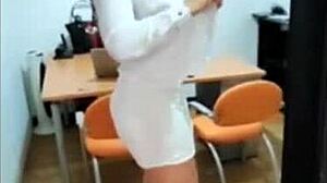 Zamira Culona with Her First Disguise and Aleja Watching the Game