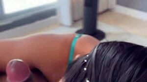 i suck this monster cock while recording for my cuckold boyfriend 😈