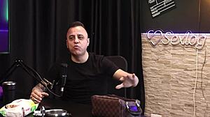 woman kisses him and angers another man who cums on car door