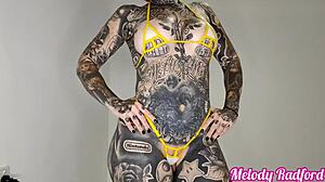 sheer micro bikini try on haul melody radford