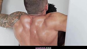 Massive BBC Through Gloryhole for Devin!