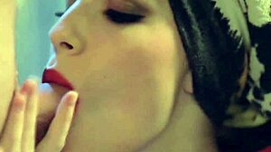 She licks his cock slow and lovingly, then swallows every drop. This amateur oral is hot.